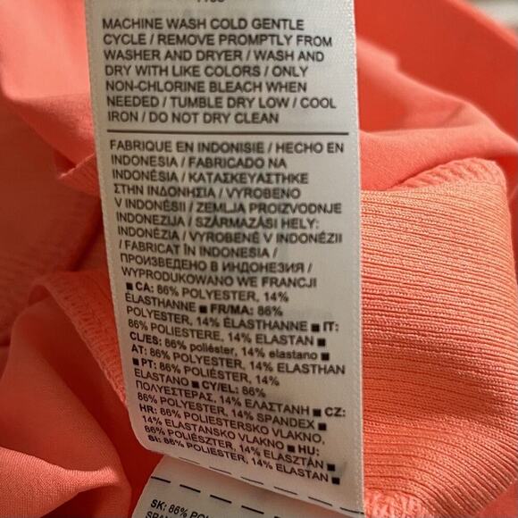 Athleta Brooklyn High Rise Ankle Pants Size 16 Sunset Glow Athleisure Gym NWOT - Picture 7 of 7